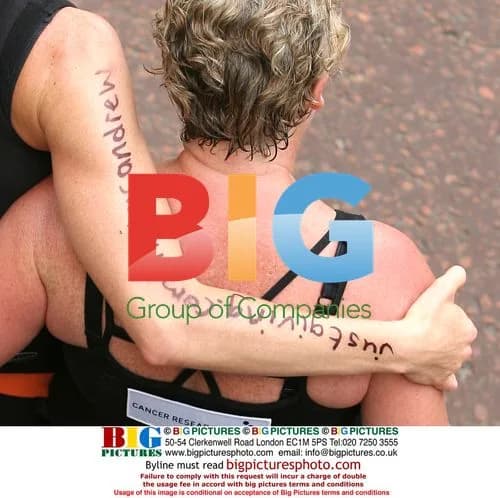 Celebrities at 2007 London Marathon