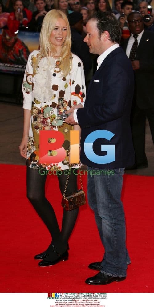 Claudia Schiffer and Matthew Vaughn at Spider-Man 3 UK Premiere