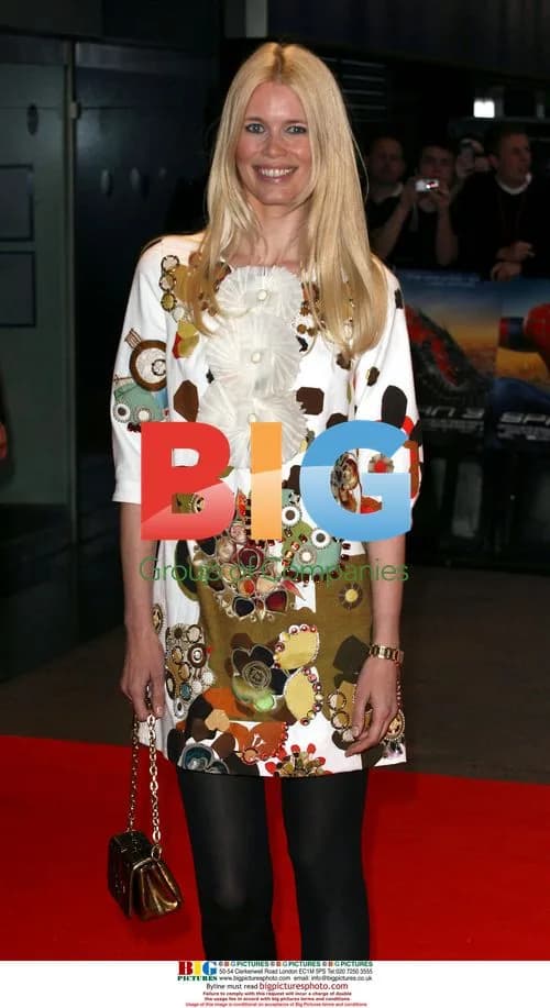 Claudia Schiffer at Spider-Man 3 UK Premiere