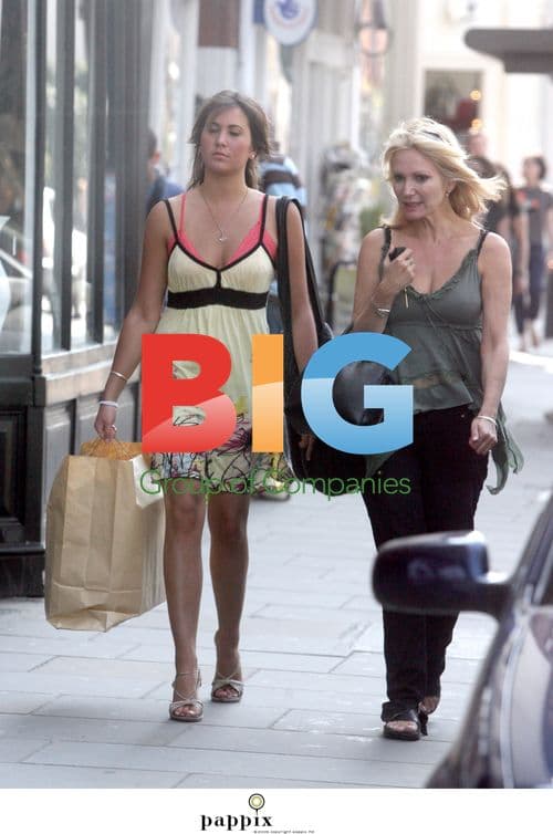 Debbie Arnold and Daughter Ciara Janson Shopping in London
