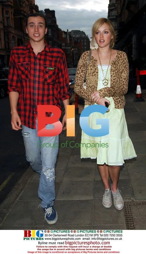 Fearne Cotton out with boyfriend in Mayfair