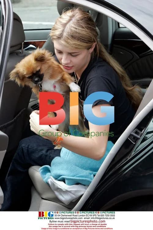 Mischa Barton Leaves Hotel with Dog