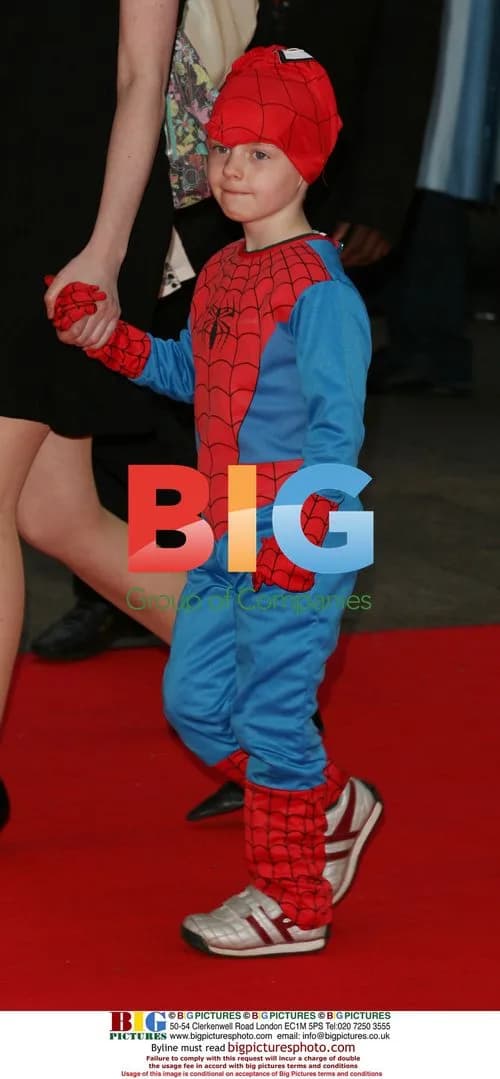 Mini Spiderman at UK Premiere
