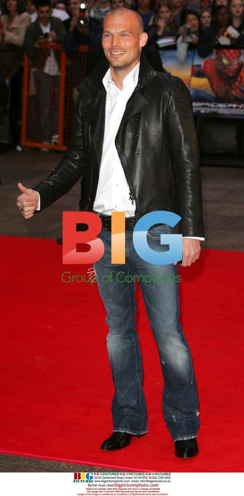 Freddie Ljungberg at Spider-Man 3 UK Premiere
