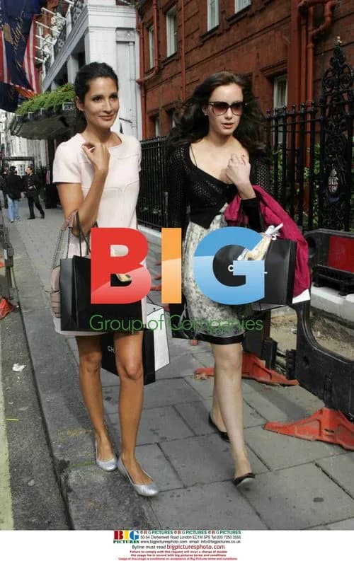 Camilla Al Fayed and Friend Leaving Chanel