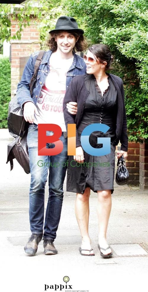 Presenter Alex Zane and Sadie Frost in London