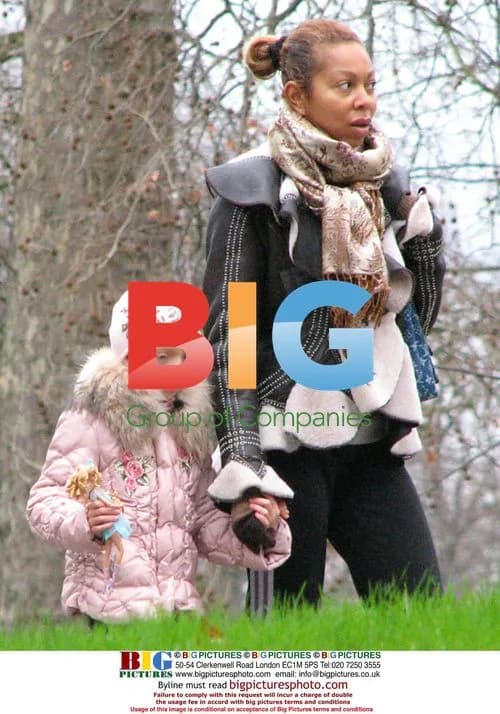 Angela Ermakova and daughter in Hyde Park