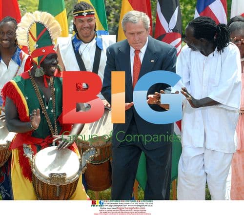 George W. Bush dances at Malaria Awareness event