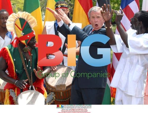 George W. Bush Dances at Malaria Awareness Event