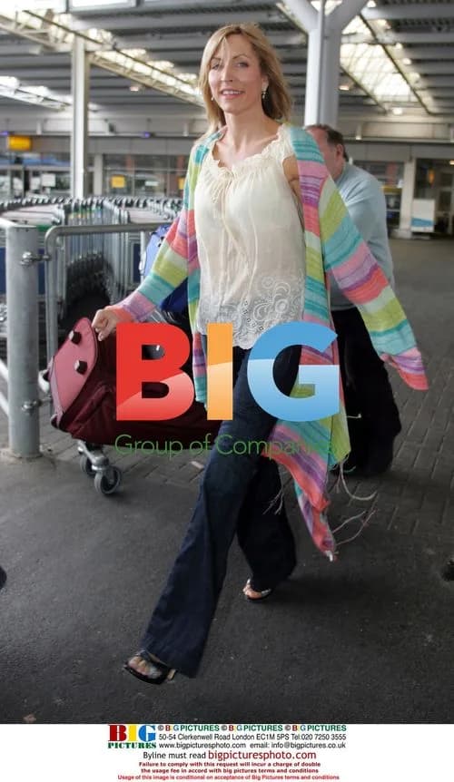 Heather Mills Arrives at Heathrow after 'Dancing with the Stars'