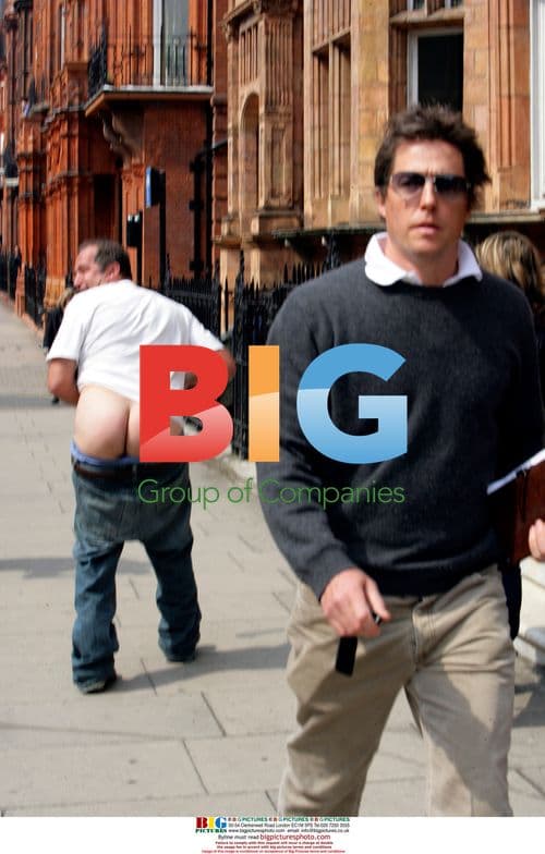 Hugh Grant Leaving House After Alleged Photographer Attack