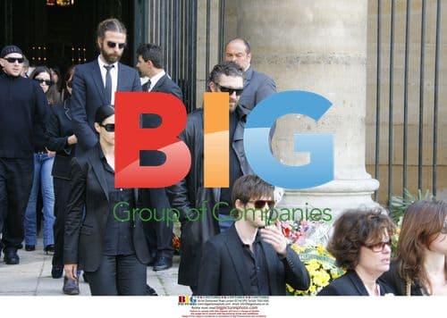 Funeral of Actor Jean-Pierre Cassel