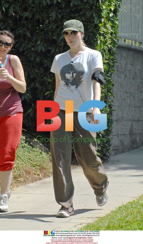 Laura Prepon takes walk with friend in LA