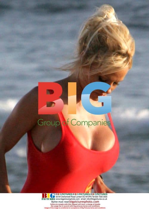 Pamela Anderson Baywatch Re-enactment