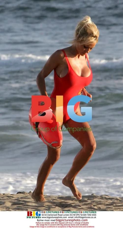 Pamela Anderson Films Baywatch TV Commercial