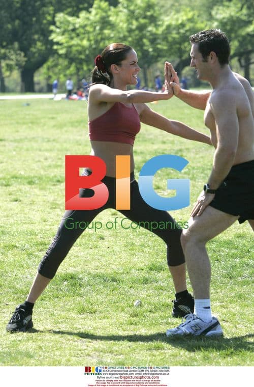 Sophie Anderton Works Out in Hyde Park