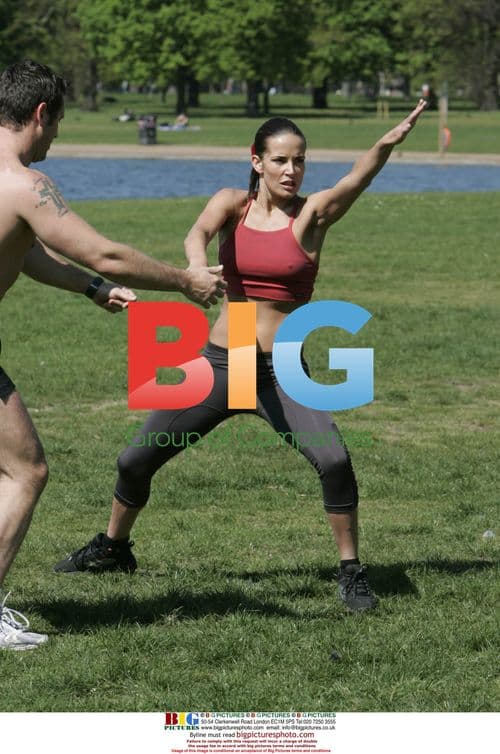 Sophie Anderton Workout in Hyde Park