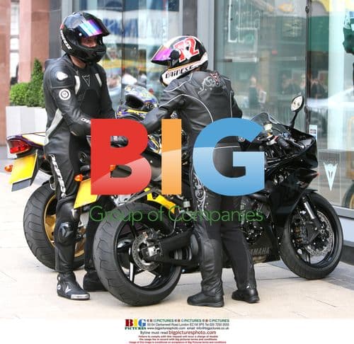 Kerry Katona and Mark Croft Motorcycle Ride