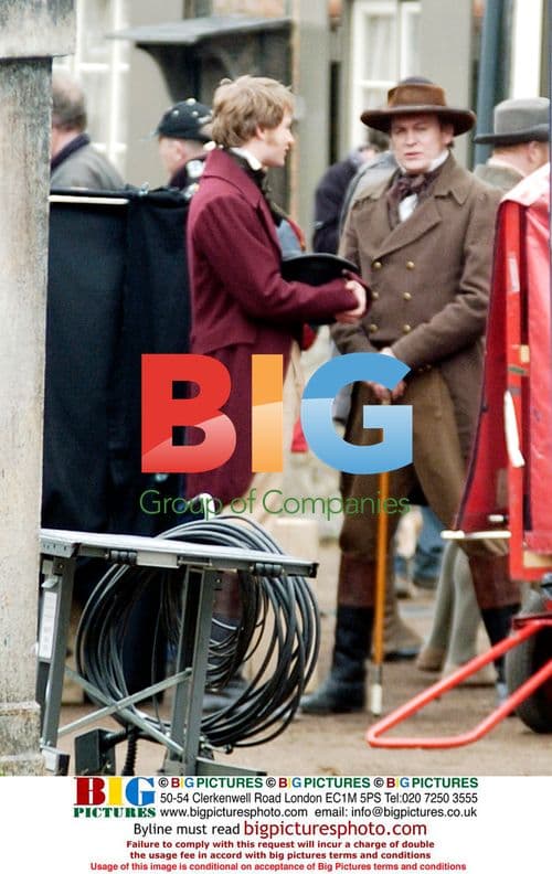 Phillip Glenister on set of The Cranford Chronicles