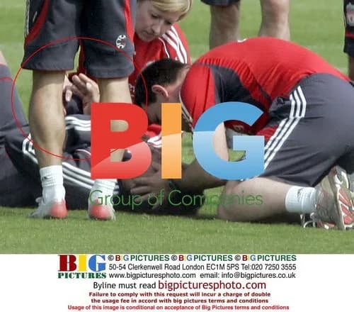 Liverpool player injured in training accident