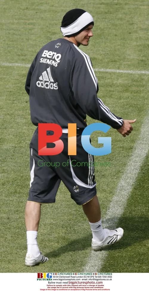 David Beckham Training Session