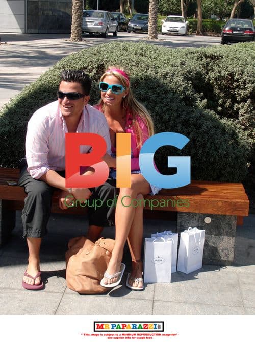 Katie Price and Peter Andre Shopping in Dubai