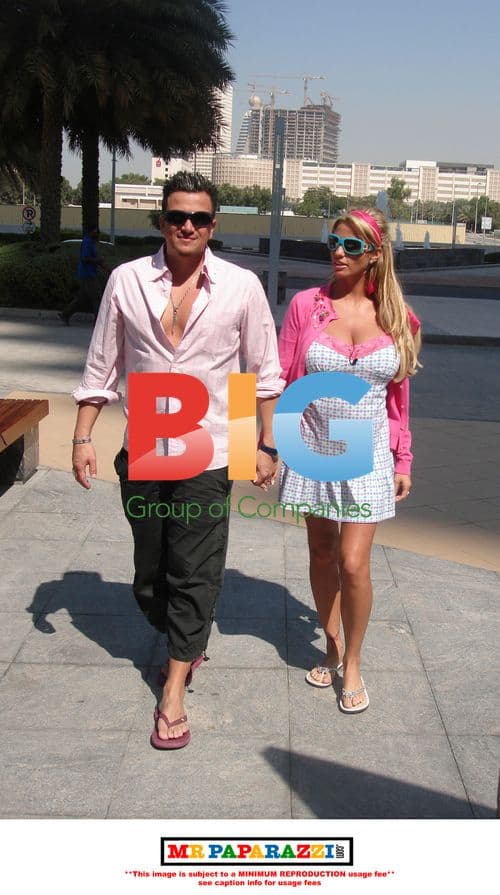 Katie Price and Peter Andre in Dubai