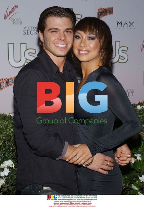 Cheryl Burke and Matthew Lawrence at US' Hot Hollywood 2007