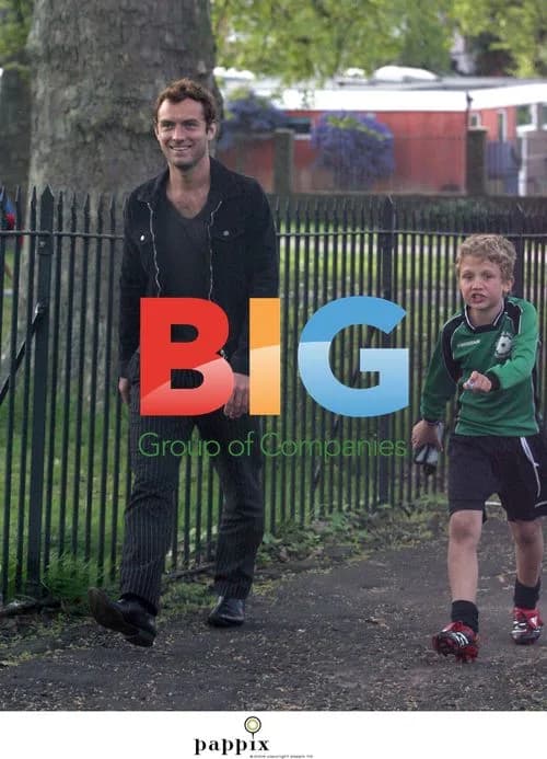 Jude Law and son Rafferty in London park