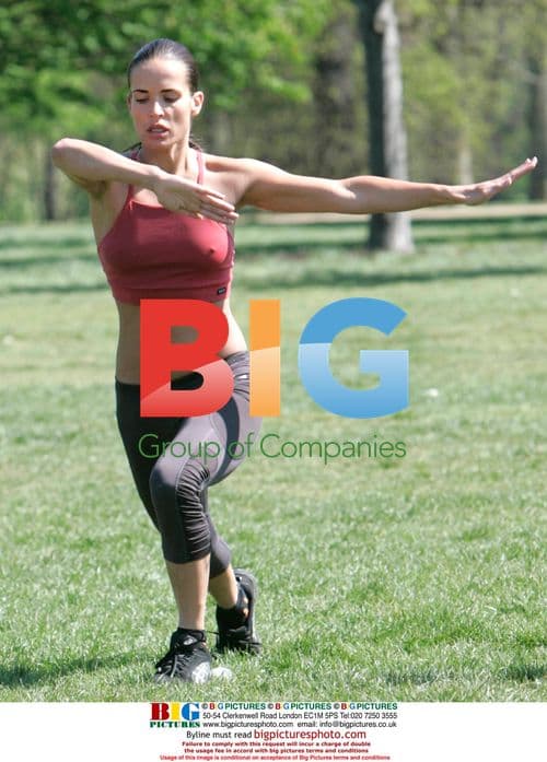 Sophie Anderton Workout in Hyde Park