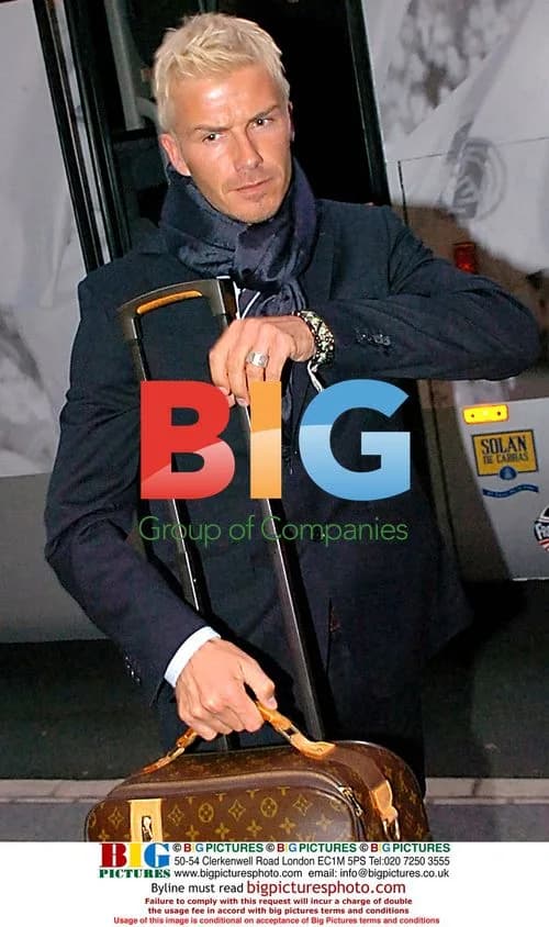 David Beckham arrives with Real Madrid to Bilbao