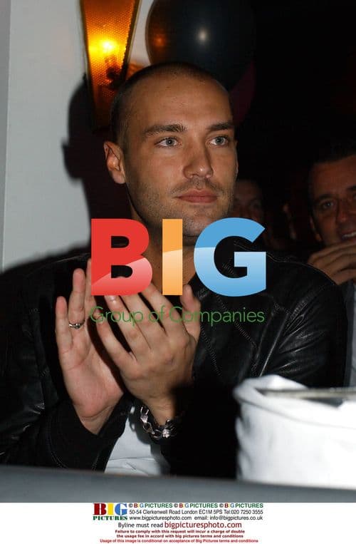 Calum Best and Michelle Watson at Spin FM event