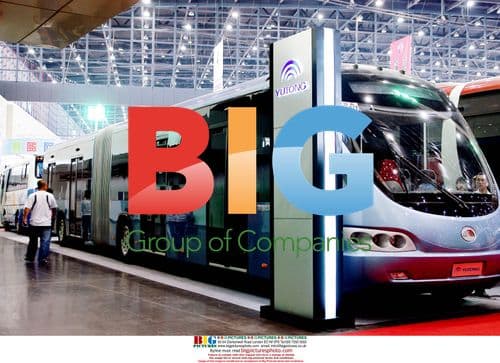 China's First Bullet Autobus at Trade Fair