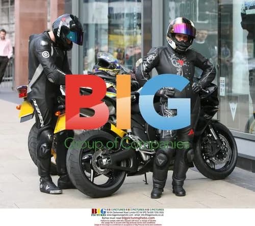 Kerry Katona and Mark Croft Motorcycle Ride