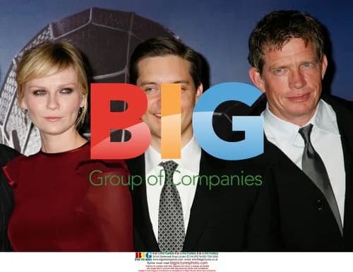 Kirsten Dunst, Tobey Maguire, Thomas Haden Church at Spider-Man 3 France Premiere