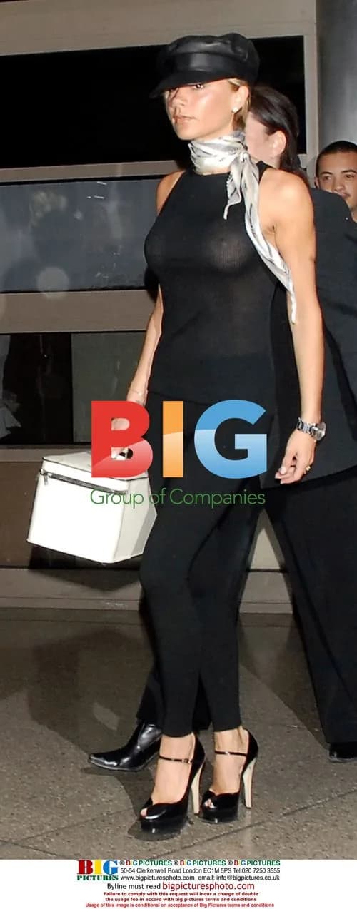 Victoria Beckham arrives at LAX