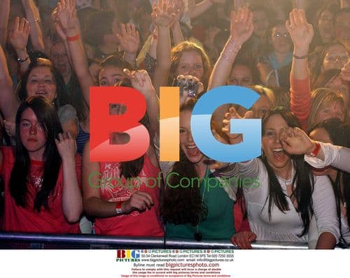 Shayne Ward Exposes Tattoos at Spring Fair