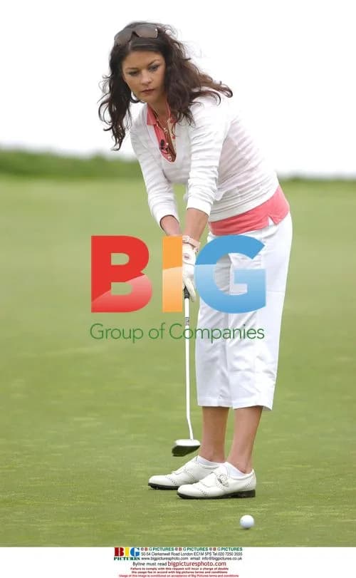 Catherine Zeta-Jones at Celebrity Golf Event