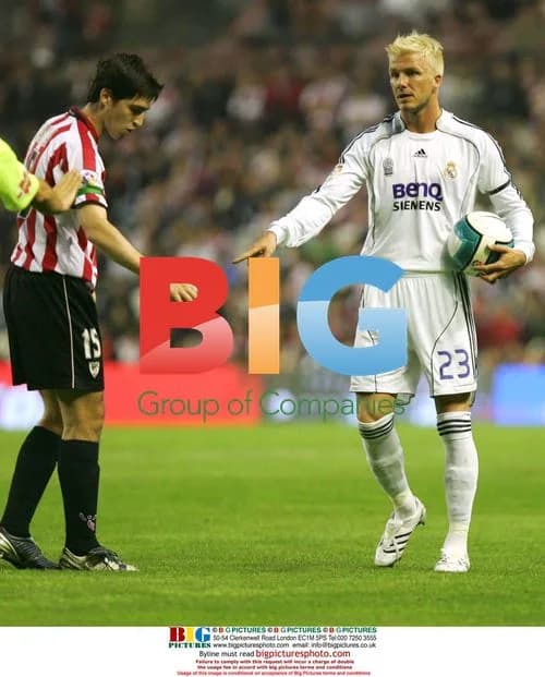 David Beckham's Blonde Hair Debut