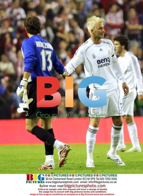 David Beckham's Blonde Hair Debut