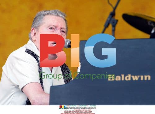 Jerry Lee Lewis Performs at New Orleans Jazz Fest