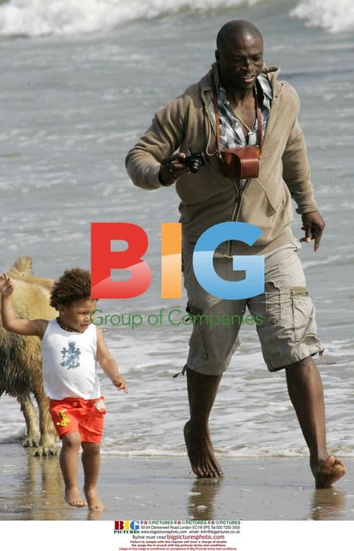 Heidi Klum and Seal with Family