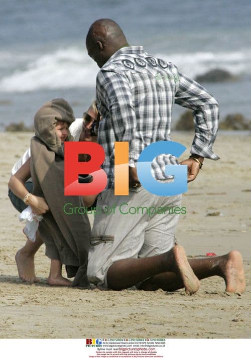 Heidi Klum and Seal with family in Malibu