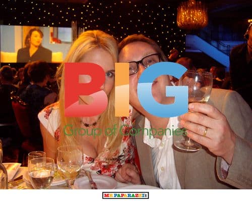 Vic Reeves and Nancy Sorrell at Galaxy British Book Awards