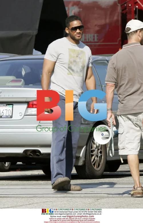 Will Smith & Jason Bateman Film Train Crash Scene