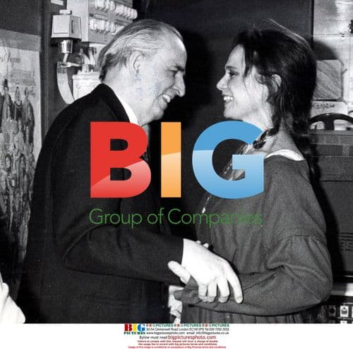 Ingmar Bergman and Lena Olin