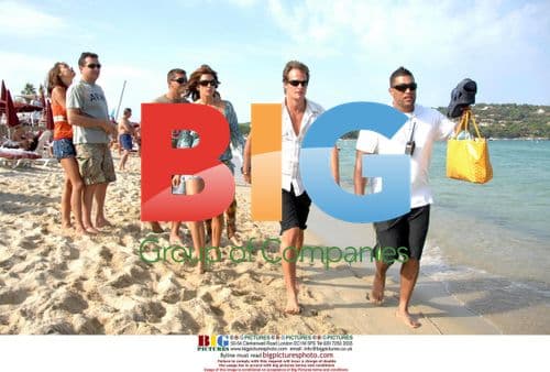 Cindy Crawford Enjoys Beach Day in Saint-Tropez