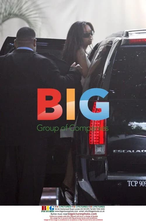 Mel B Leaves Office with Baby Angel