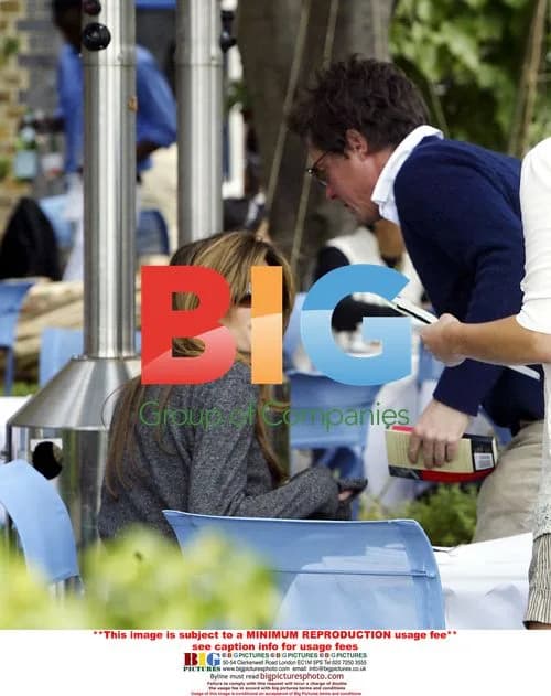 Hugh Grant and Jemima Khan Spotted at Lunch