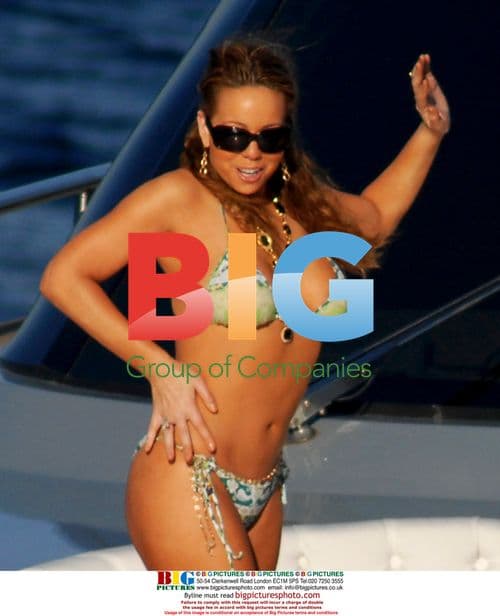 Mariah Carey on Cavalli Yacht